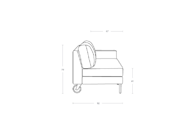 Dimensoes do produto sofa cama cc